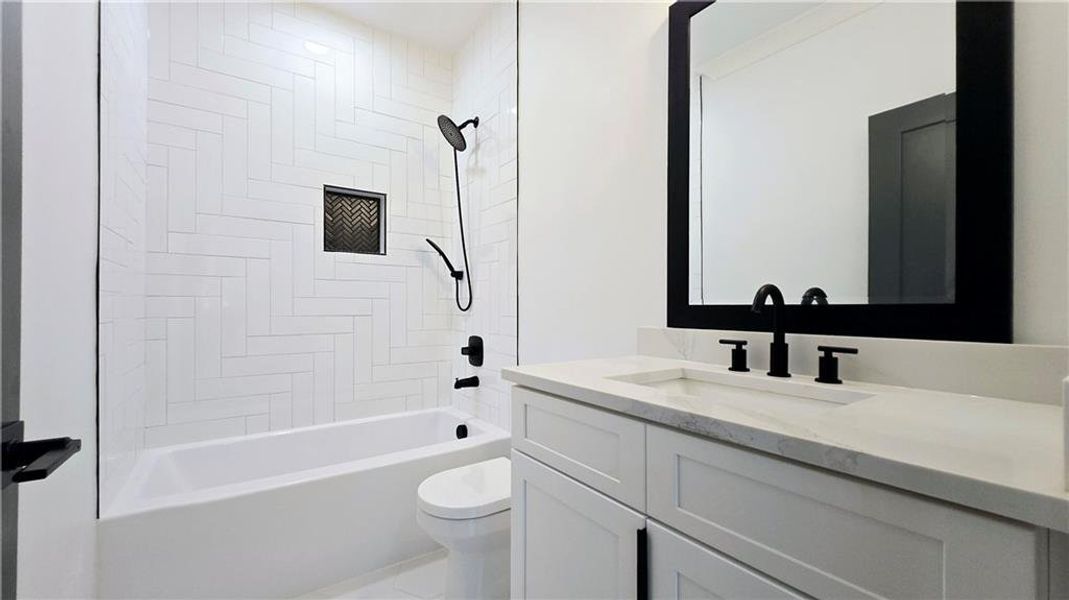 Furnished interior view inside a new home in , Atlanta (Image 43). Furnished interior view inside a new home in , Atlanta (Image 43).