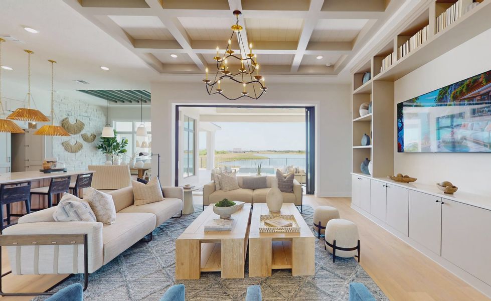 Furnished interior view inside a new home in Wellen Park, Venice (Image 9). Furnished interior view inside a new home in Wellen Park, Venice (Image 9).