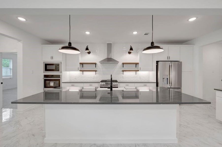 Furnished interior view inside a new home in Sundance Cove, Crosby (Image 9).