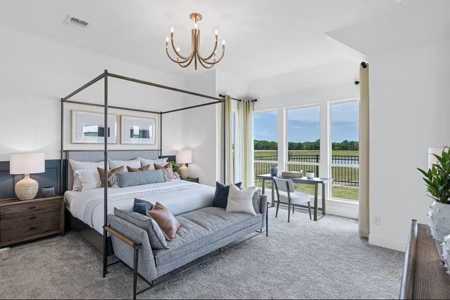Furnished interior view inside a new home in Valencia, Manvel (Image 10). Furnished interior view inside a new home in Valencia, Manvel (Image 10).