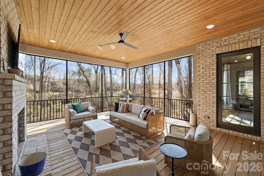 Screen Porch - Main Level