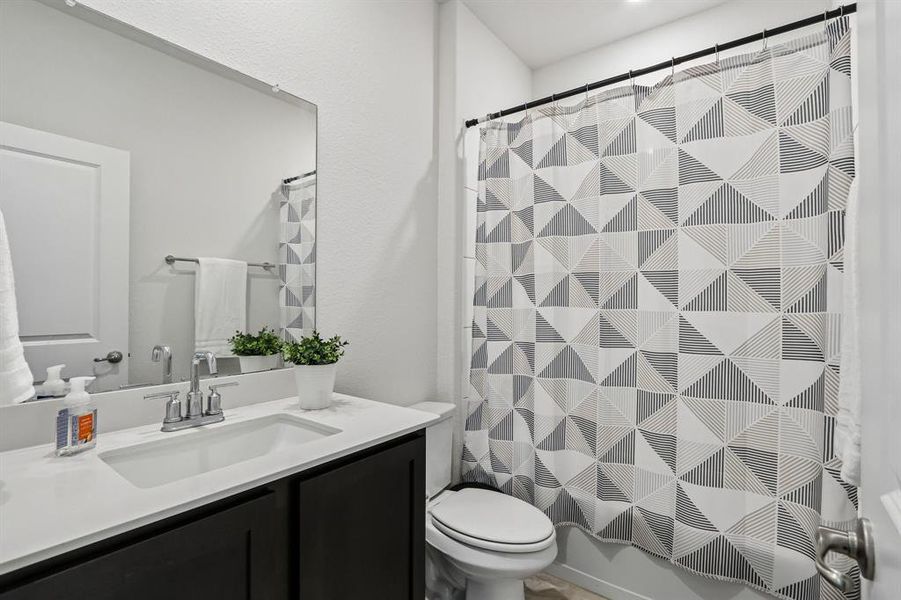 Furnished interior view inside a new home in Silverado, Aubrey (Image 12).