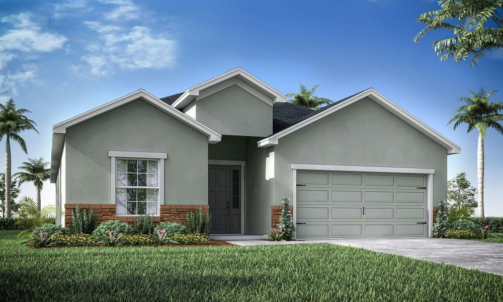 New construction home for sale in Zephyrhills, Florida!