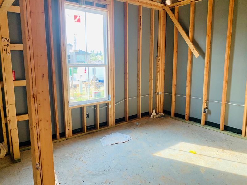 In-progress construction of a new home in Harrington Trails, New Caney, TX (Image 26).