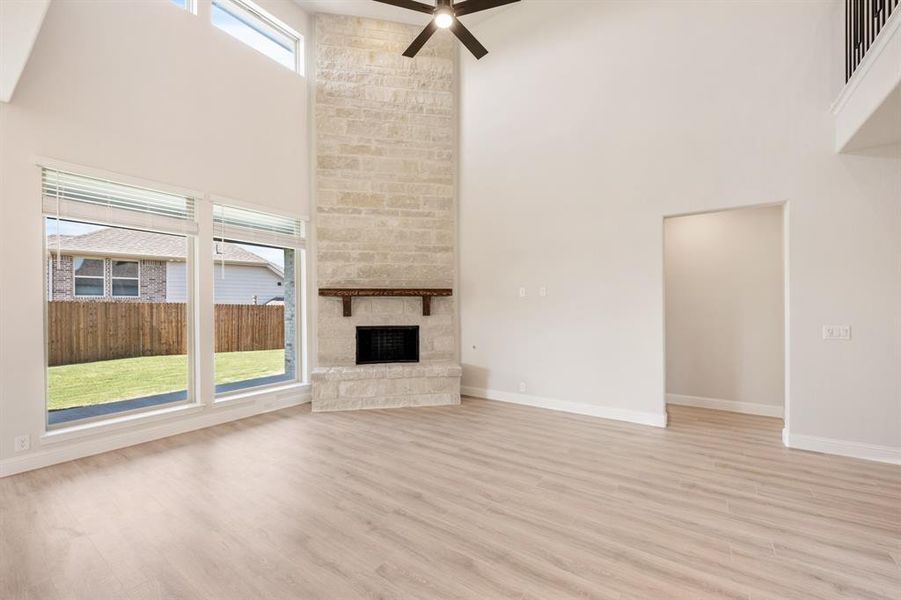 Spacious, unfurnished interior of a new home in Ridge Ranch Classic 50, Mesquite (Image 22). Spacious, unfurnished interior of a new home in Ridge Ranch Classic 50, Mesquite (Image 22).