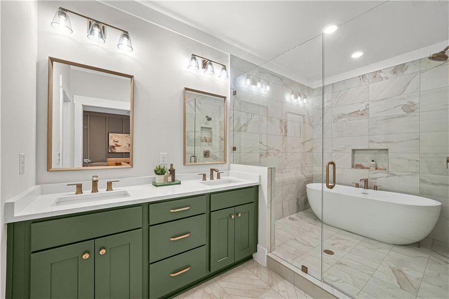 Furnished interior view inside a new home in , Scottdale (Image 7).