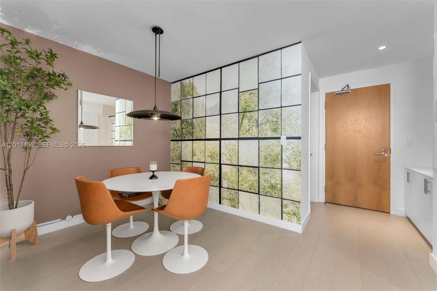 Furnished interior view inside a new home in , Miami Beach (Image 8).