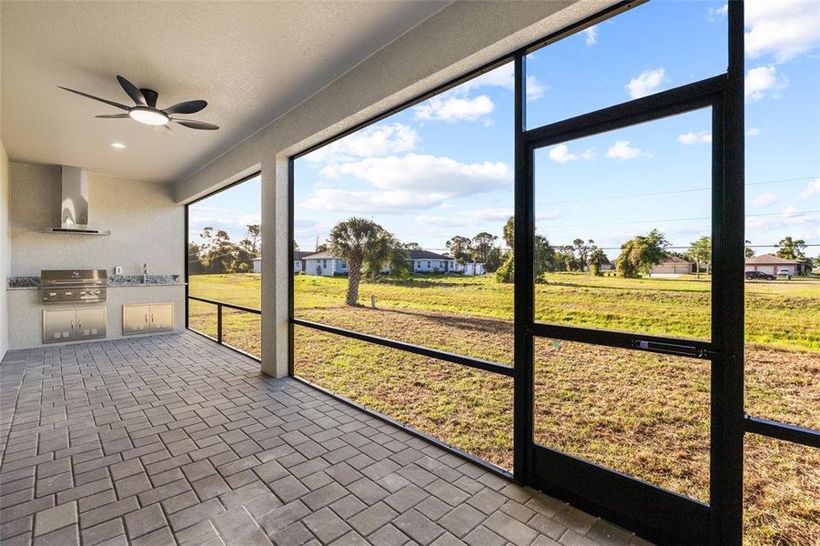 Exterior details and patio area of a home in , Rotonda West (Image 4).