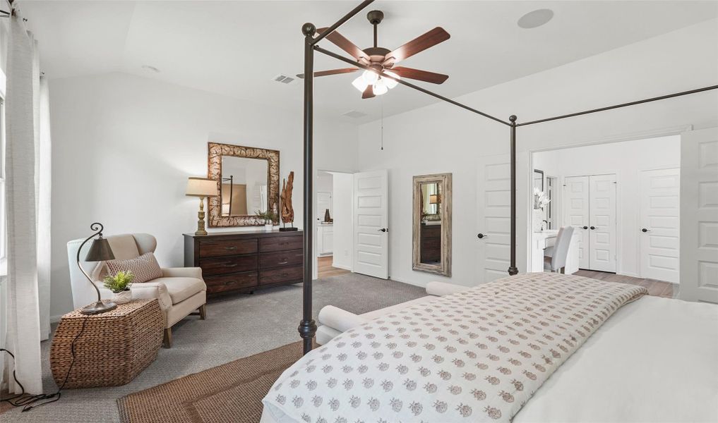 Tranquil owner's suite (*Photo not of actual home and used for illustration purposes only.)
