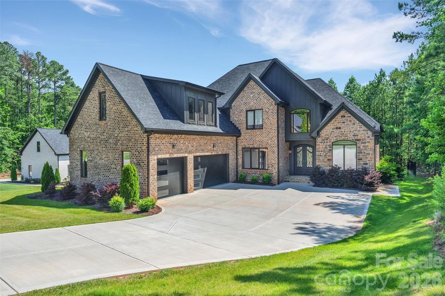 Front exterior of a new home in , Denver, NC, highlighting curb appeal (Image 1). Front exterior of a new home in , Denver, NC, highlighting curb appeal (Image 1).