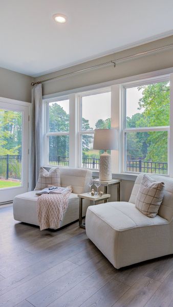 Representative furnished interior of a home built from the Newport by Taylor Morrison in Silverstone Traditional, Knightdale (Image 15).