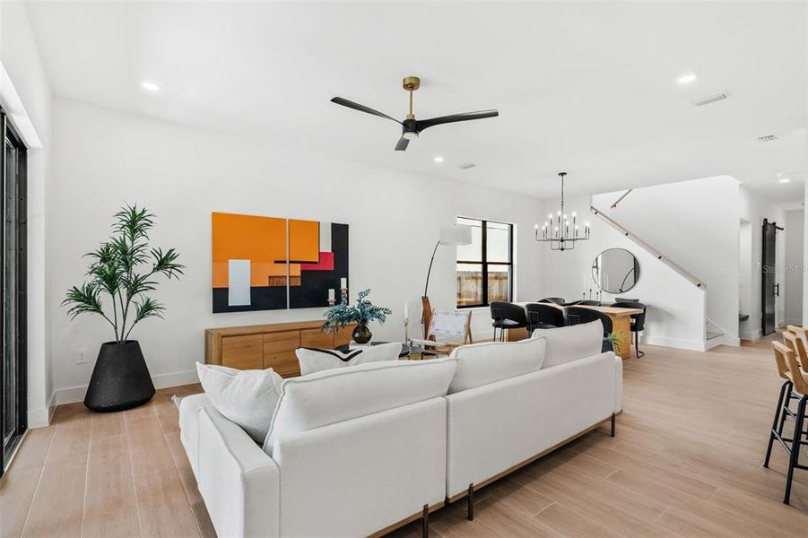Furnished interior view inside a new home in College Park, Orlando (Image 43).