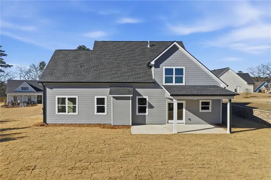 Exterior details and patio area of a home in , Ball Ground (Image 4).