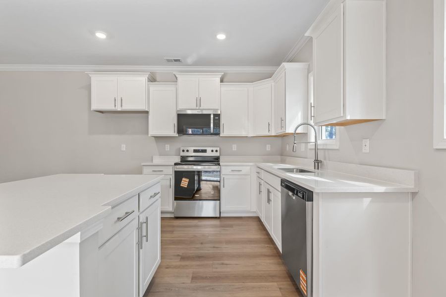Furnished interior view inside a new home in White Oak Estates, Conway (Image 8).