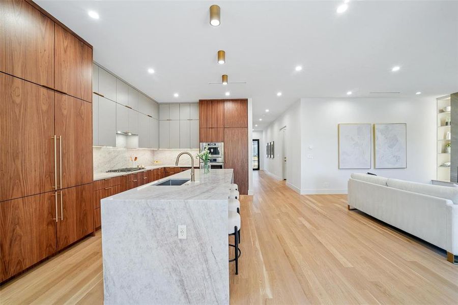 Furnished interior view inside a new home in , Dallas (Image 7). Furnished interior view inside a new home in , Dallas (Image 7).