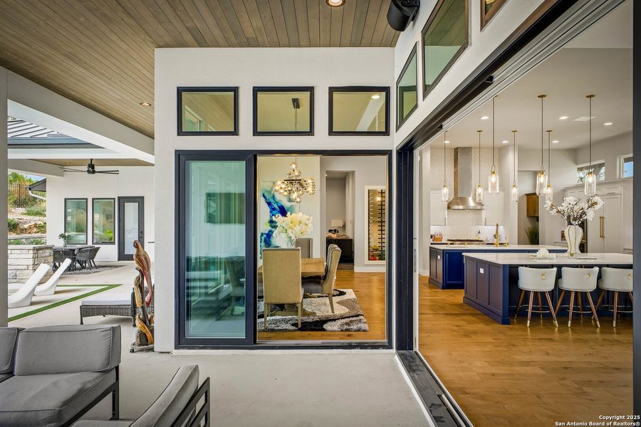 Exterior details and patio area of a home in , San Antonio (Image 51).