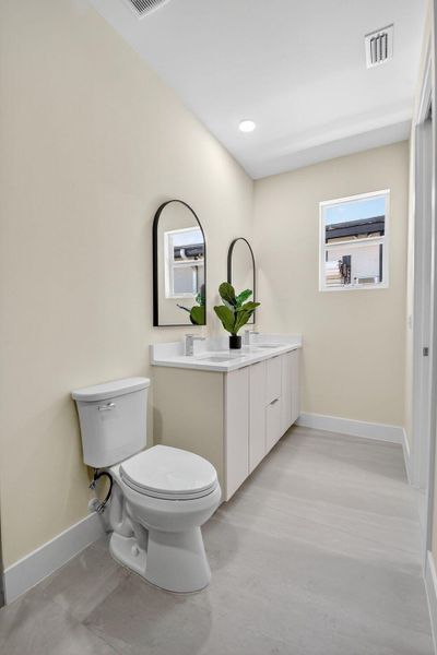 Furnished interior view inside a new home in , Jupiter (Image 41).