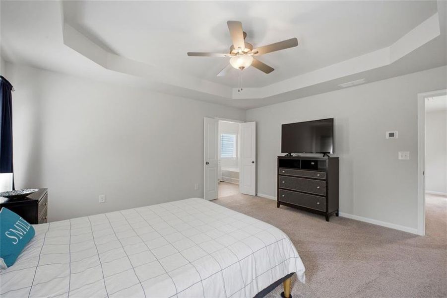 Furnished interior view inside a new home in Walden Park - The Retreat, Jonesboro (Image 6).
