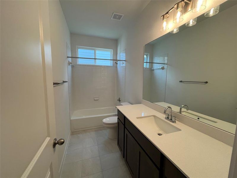 Furnished interior view inside a new home in Wellspring, Round Rock (Image 12). Furnished interior view inside a new home in Wellspring, Round Rock (Image 12).