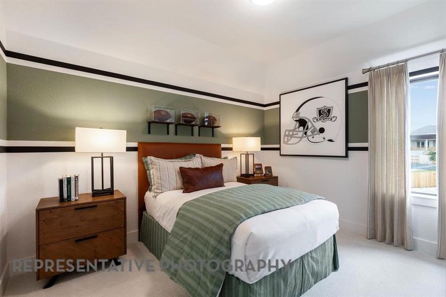 Furnished interior view inside a new home in Treeline, Justin (Image 34).