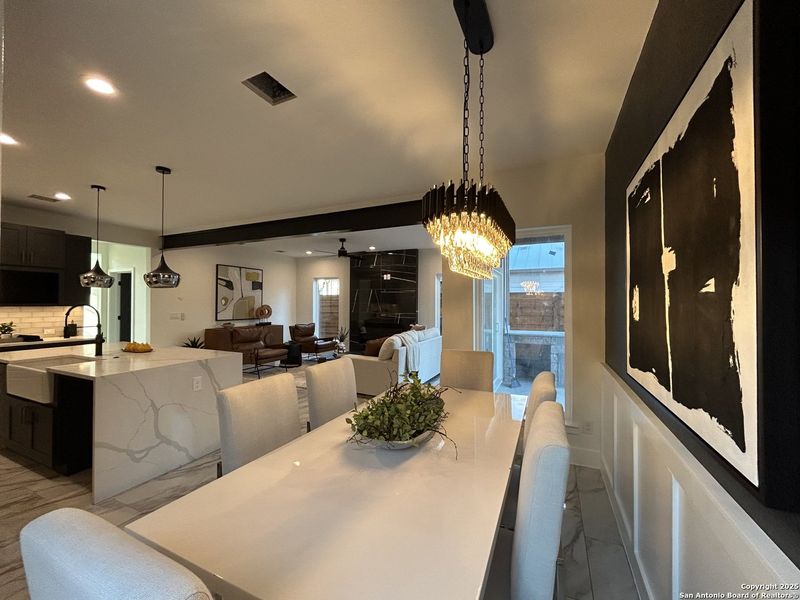 Furnished interior view inside a new home in , San Antonio (Image 15).