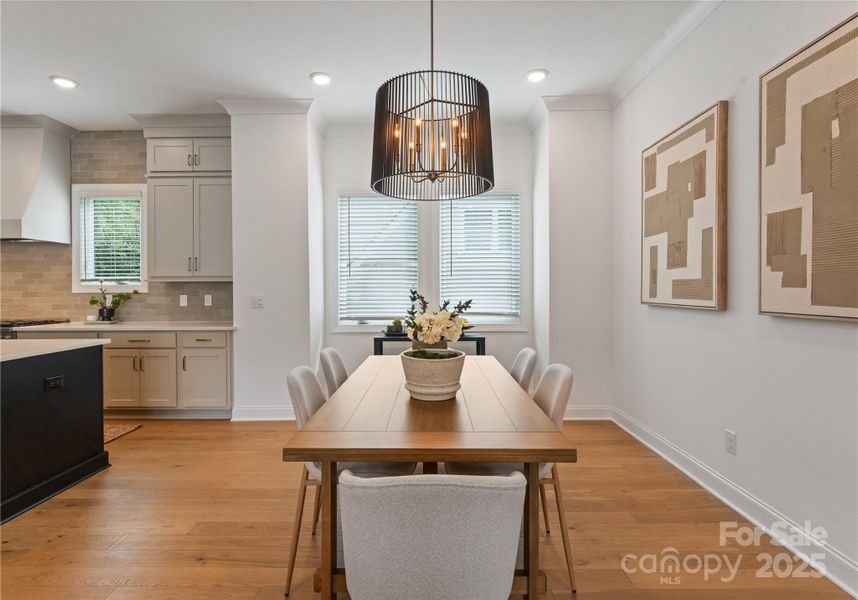 Furnished interior view inside a new home in , Charlotte (Image 8).