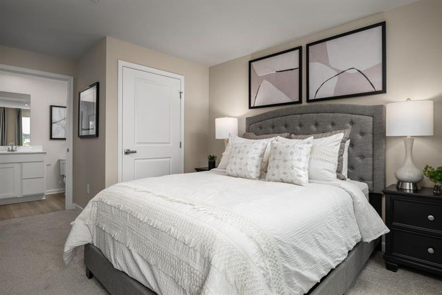 Furnished interior view inside a new home in Highland Park Condos, White House (Image 11).