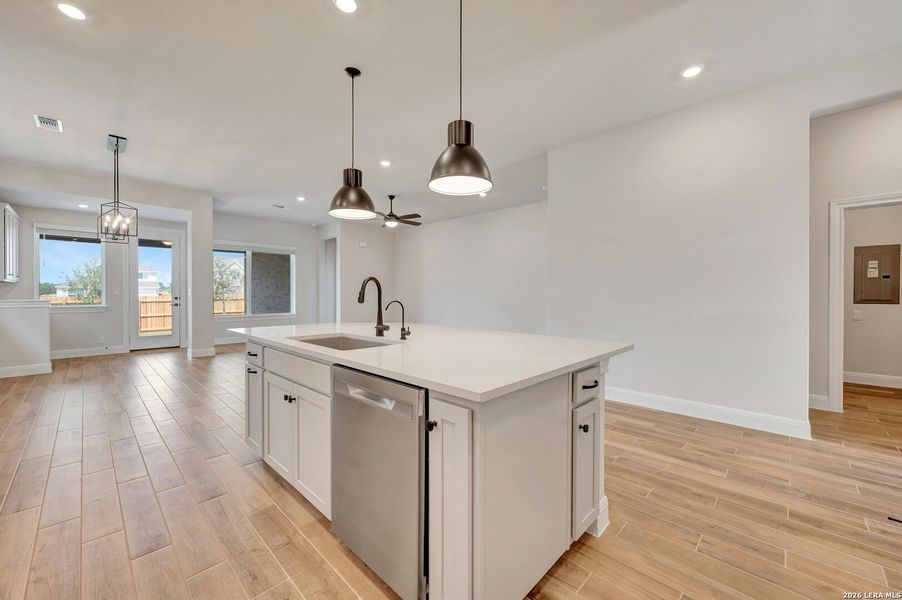 Furnished interior view inside a new home in Davis Ranch 50', San Antonio (Image 16).
