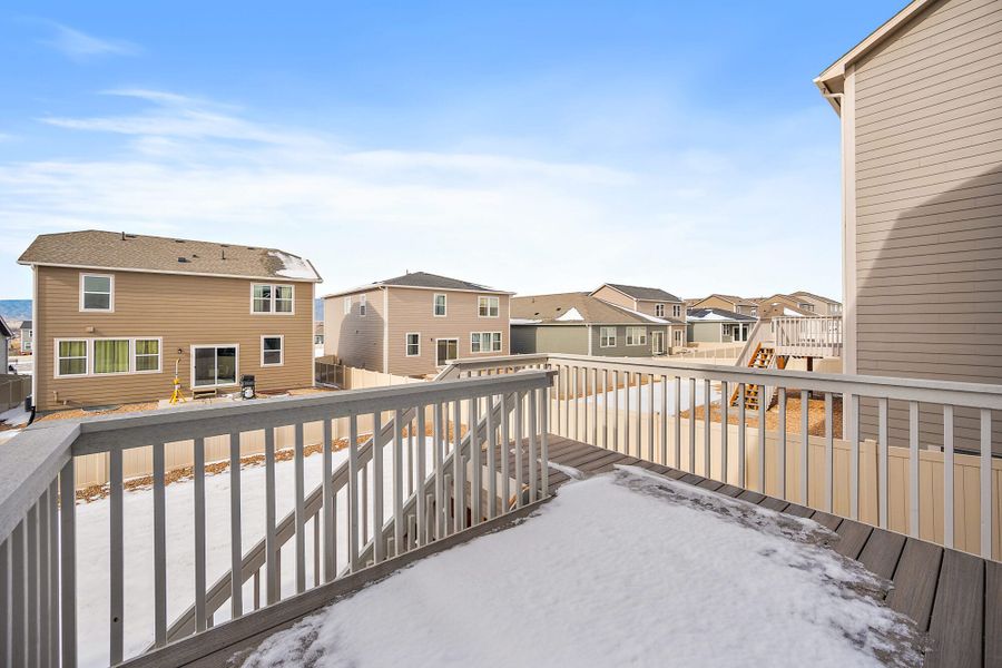Exterior details and patio area of a home in Aspen Ranch, Fountain (Image 21). Exterior details and patio area of a home in Aspen Ranch, Fountain (Image 21).