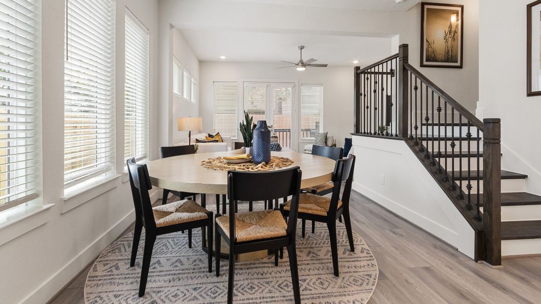 Furnished interior view inside a new home in Shady Acres, Houston (Image 8).