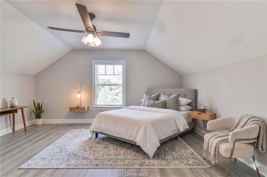 Furnished interior view inside a new home in , Dacula (Image 10).