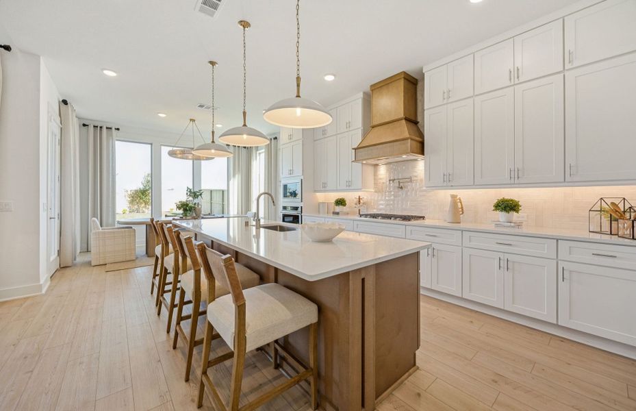 Representative furnished interior of a home built from the Gillett by Pulte Homes in Ryehill, Rosenberg (Image 6).