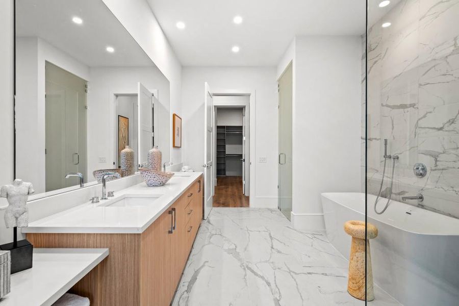 Furnished interior view inside a new home in The Dillon Buckhead, Atlanta (Image 58).