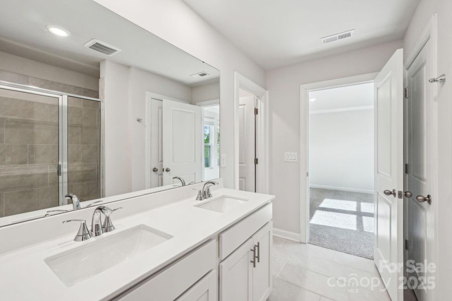 Furnished interior view inside a new home in Walnut Reserve, Conover (Image 3).