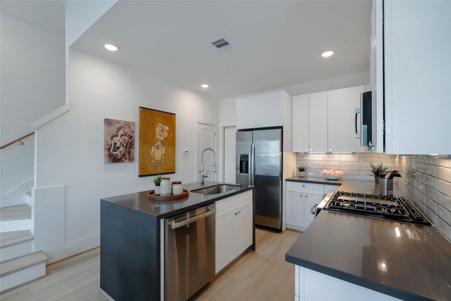 Furnished interior view inside a new home in Paul Quinn Court, Houston (Image 12).