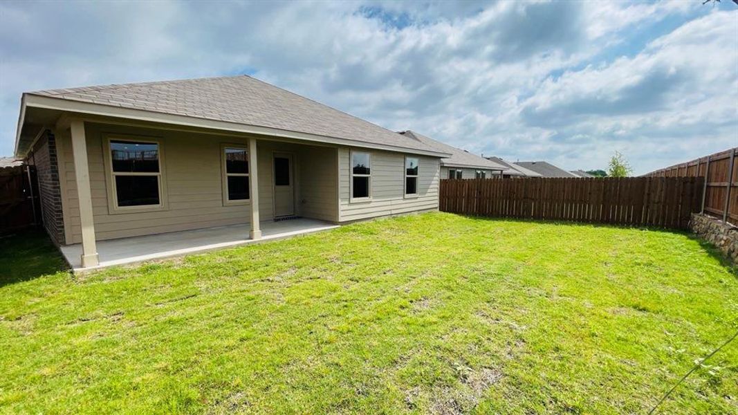 Yard - All Drawings, pictures, photographs, video, square footages, floor plans, elevations, features, colors and sizes are approximate for illustration purposes only and will vary from the homes as built.