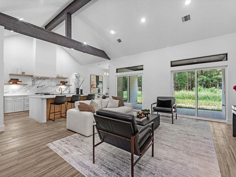 overview of this beautiful floor plan with amazing backyard views. (with the option to add outdoor kitchen)