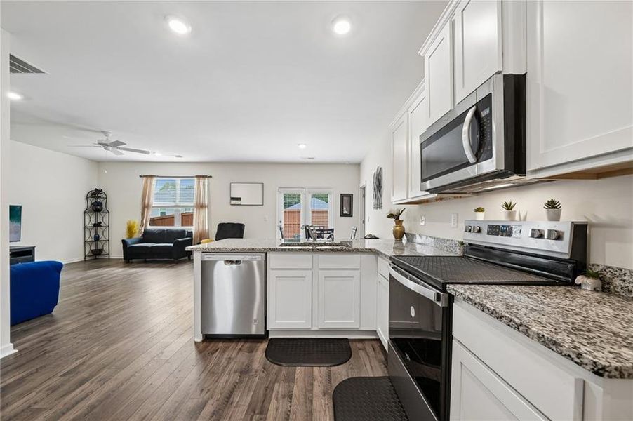 Furnished interior view inside a new home in Champion's Run, Lithonia (Image 11).