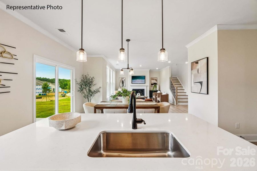 Furnished interior view inside a new home in Avalon of Gastonia, Gastonia (Image 25).