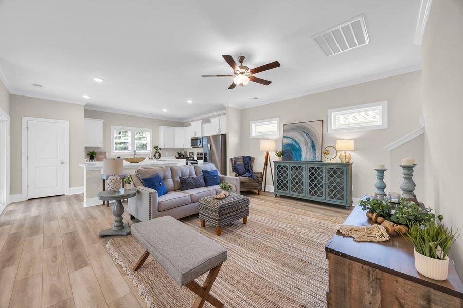 Representative furnished interior of a home built from the Glenwood by Stanley Martin Homes in Bickley Station, Irmo (Image 7). Representative furnished interior of a home built from the Glenwood by Stanley Martin Homes in Bickley Station, Irmo (Image 7).