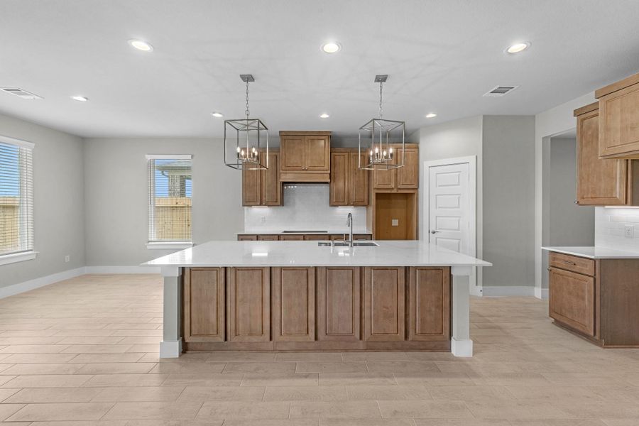 Furnished interior view inside a new home in Morton Creek Ranch, Katy (Image 8).