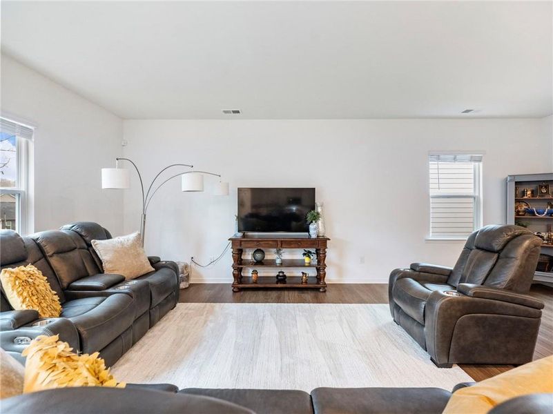 Furnished interior view inside a new home in Creekside at Farmers Crossing, Ball Ground (Image 24). Furnished interior view inside a new home in Creekside at Farmers Crossing, Ball Ground (Image 24).