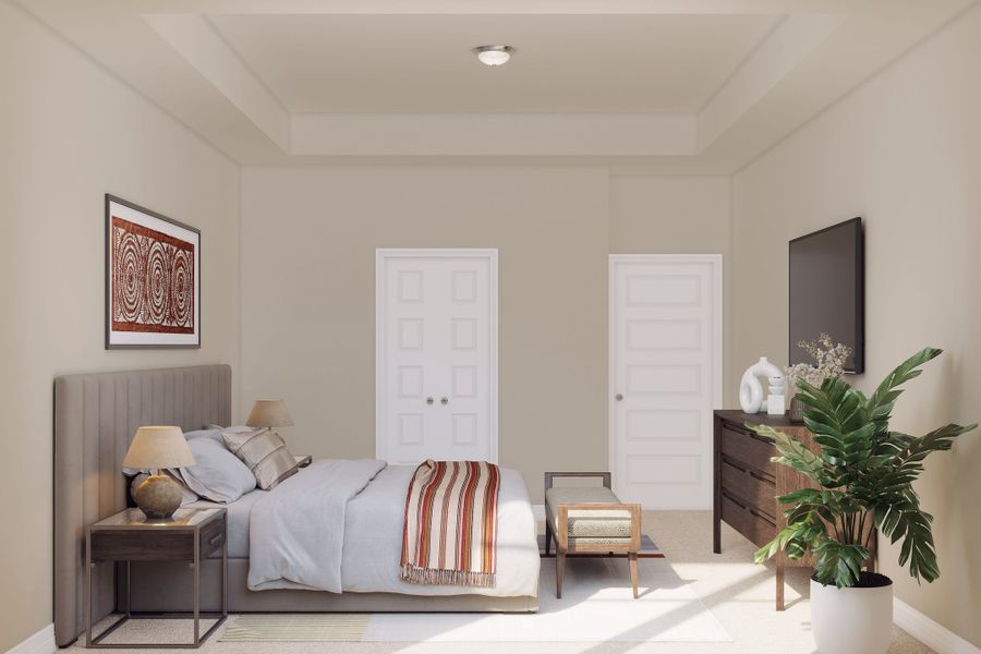Representative furnished interior of a home built from the Garner by Tri Pointe Homes in Mason Woods, Cypress (Image 12).