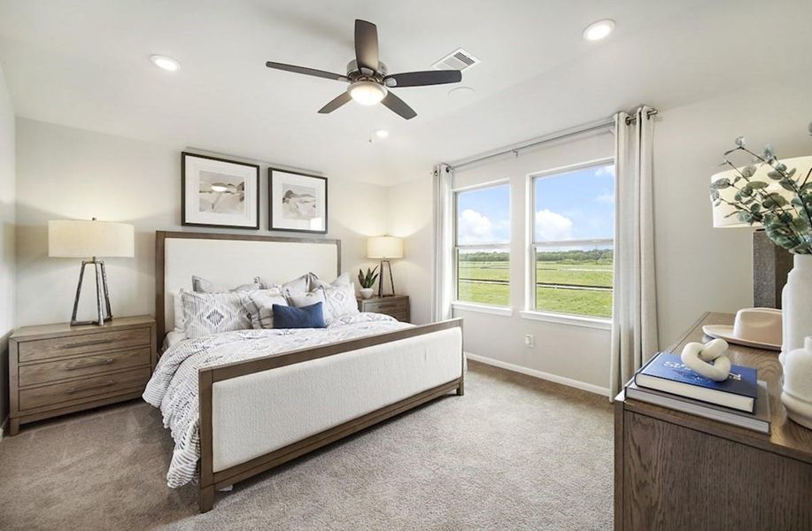 Furnished interior view inside a new home in Laurel Landing: Founders Collection, Alvin (Image 5).