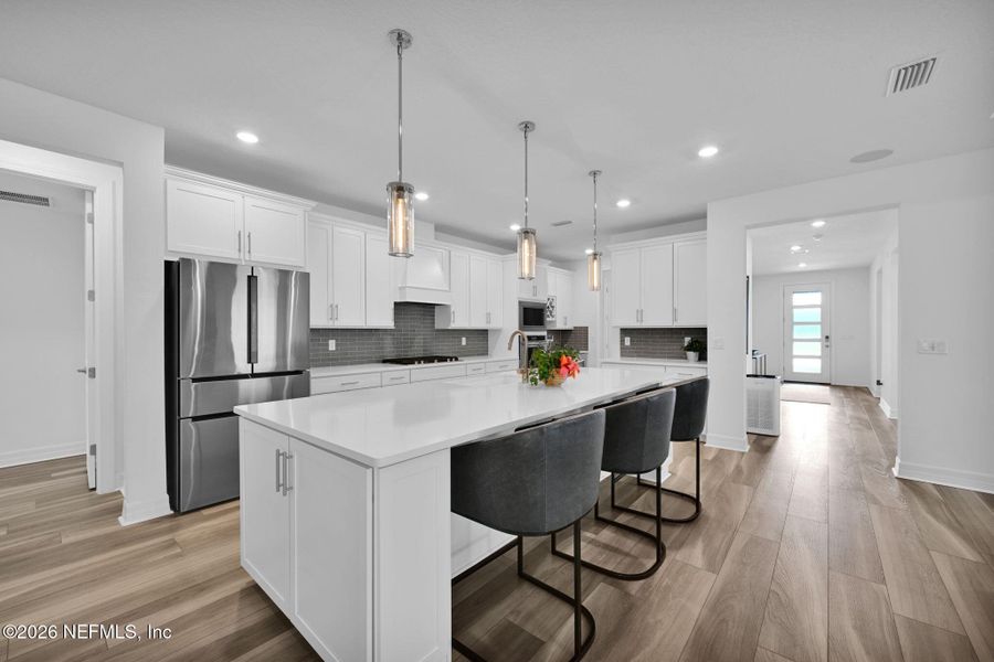 Furnished interior view inside a new home in , Jacksonville (Image 17).