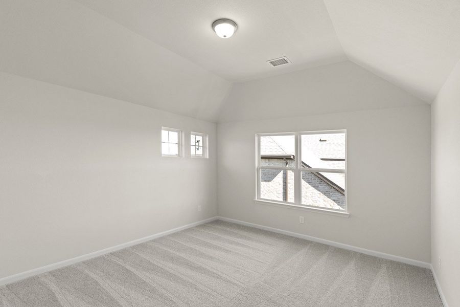 Representative unfurnished interior of a home built from the San Martino II by Pacesetter Homes in Park Hills, Rockwall (Image 27). Representative unfurnished interior of a home built from the San Martino II by Pacesetter Homes in Park Hills, Rockwall (Image 27).