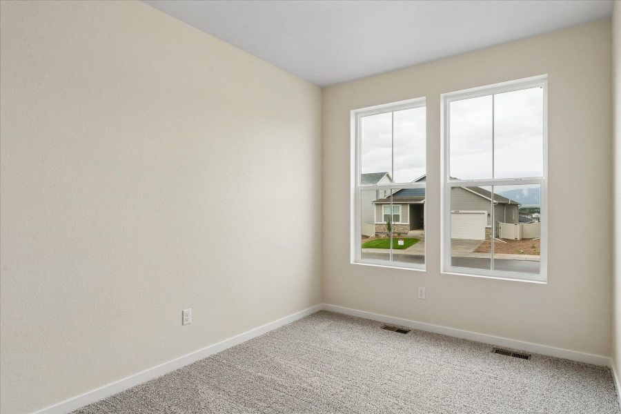 Spacious, unfurnished interior of a new home in Aspen Ranch, Fountain (Image 17). Spacious, unfurnished interior of a new home in Aspen Ranch, Fountain (Image 17).