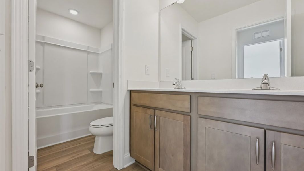 Representative furnished interior of a home built from the Burton by DRB Homes in Sidney Creek Single Family, Zebulon (Image 49). Representative furnished interior of a home built from the Burton by DRB Homes in Sidney Creek Single Family, Zebulon (Image 49).