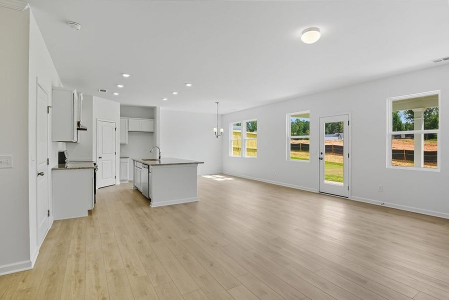 Furnished interior view inside a new home in The Retreat at Browns Ridge, Newnan (Image 16).
