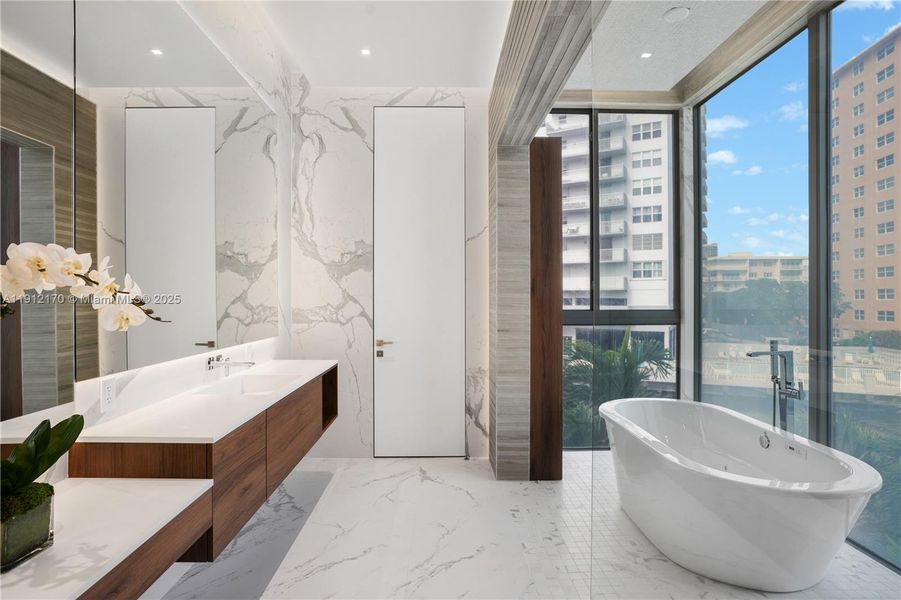 Furnished interior view inside a new home in , Hallandale Beach (Image 15).